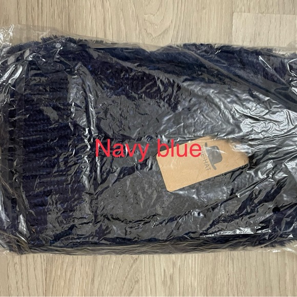 Best seller warm winter slouchy beanie hat scarf set knit beanie hat and scarf. - Picture 4 of 4